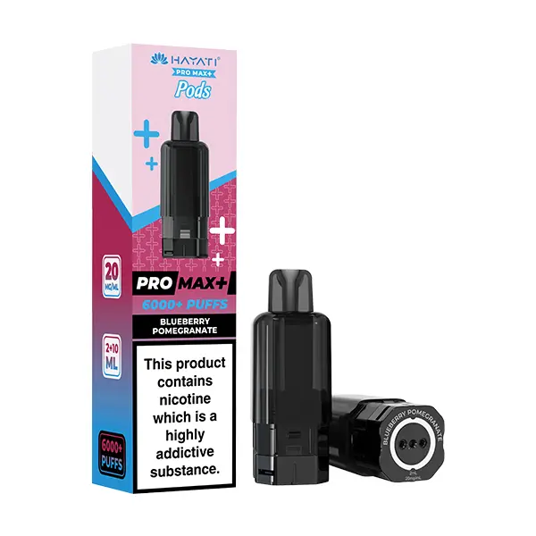 Hayati Pro Max 6000+ Refill Pods Blueberry Pomegranate