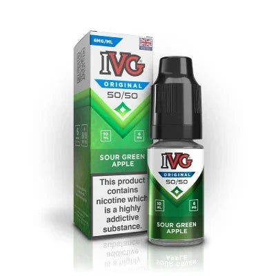 SOUR GREEN APPLE TDP E LIQUID BY I VG 10ML 50VG