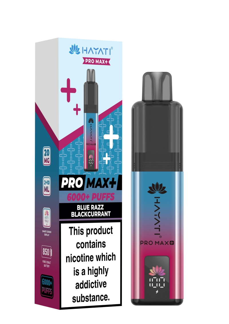 Hayati Pro Max 6000+ Blue Razz Blackcurrant