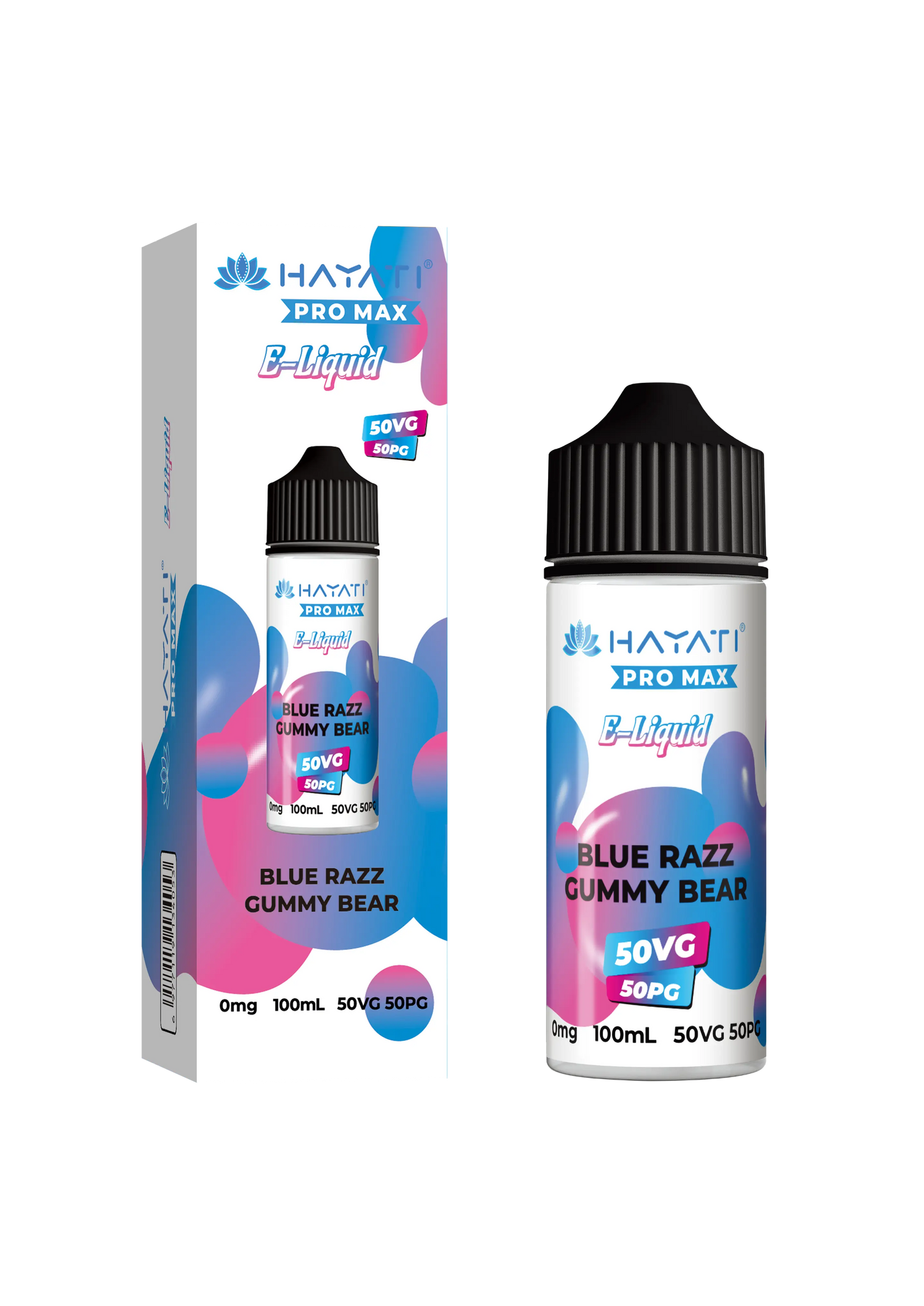 BLUE RAZZ GUMMY BEAR HAYATI PRO MAX E LIQUID 100ML 50VG