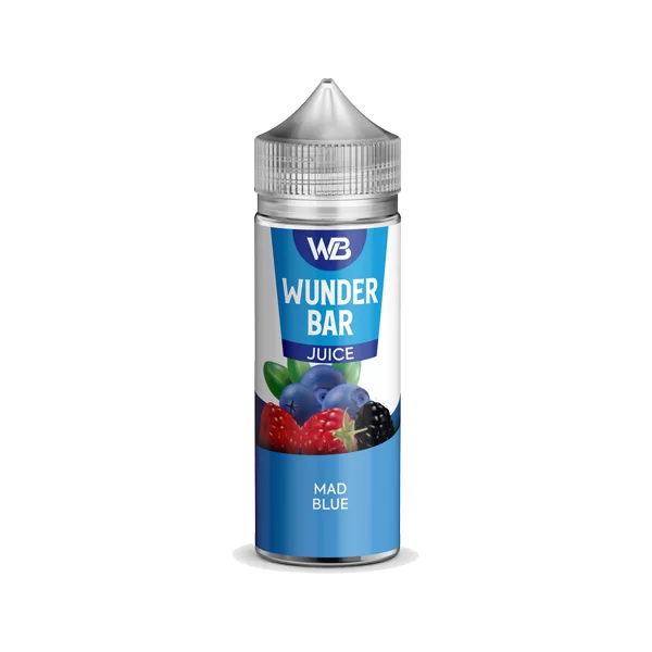 MAD BLUE E LIQUID WUNDER BAR JUICE BY KINGSTON 100ML 50VG