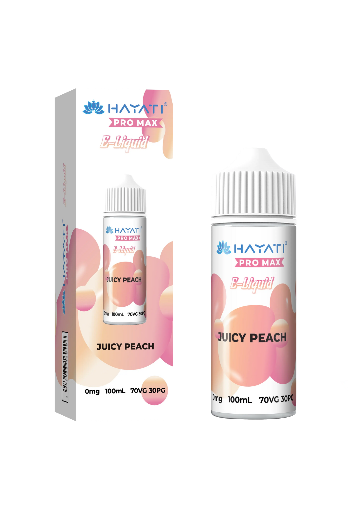 JUICY PEACH BY HAYATI PRO MAX E LIQUID 100ML 70VG