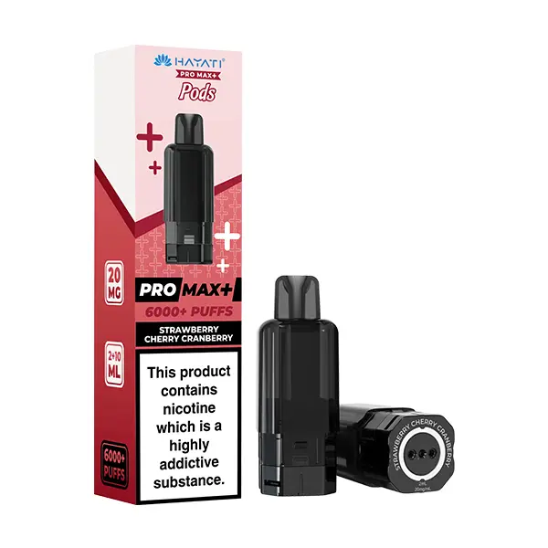 Hayati Pro Max 6000+ Refill Pods Strawberry Cherry Cranberry