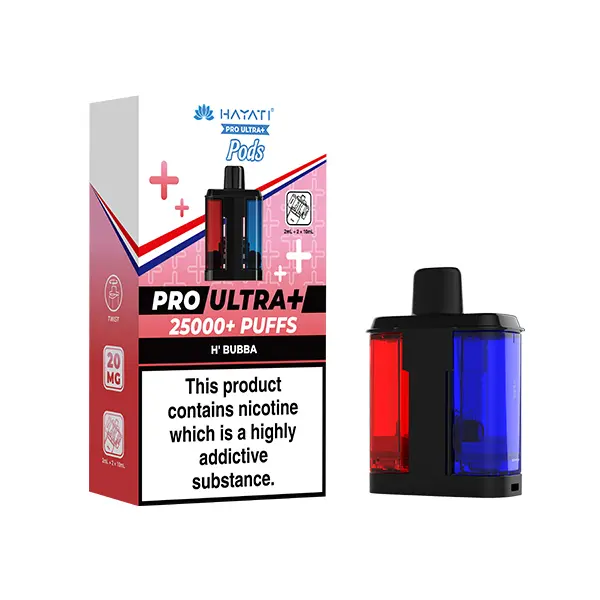 Hayati Pro Ultra Plus 25000+ Refill Pods Hubba Bubba