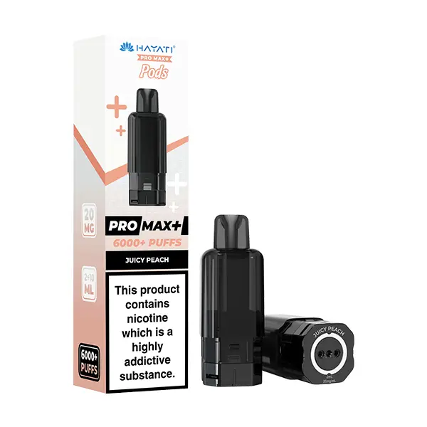 Hayati Pro Max 6000+ Refill Pods Juicy Peach