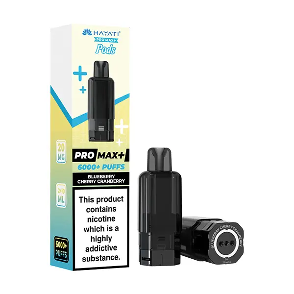 Hayati Pro Max 6000+ Refill Pods Blueberry Cherry Cranberry