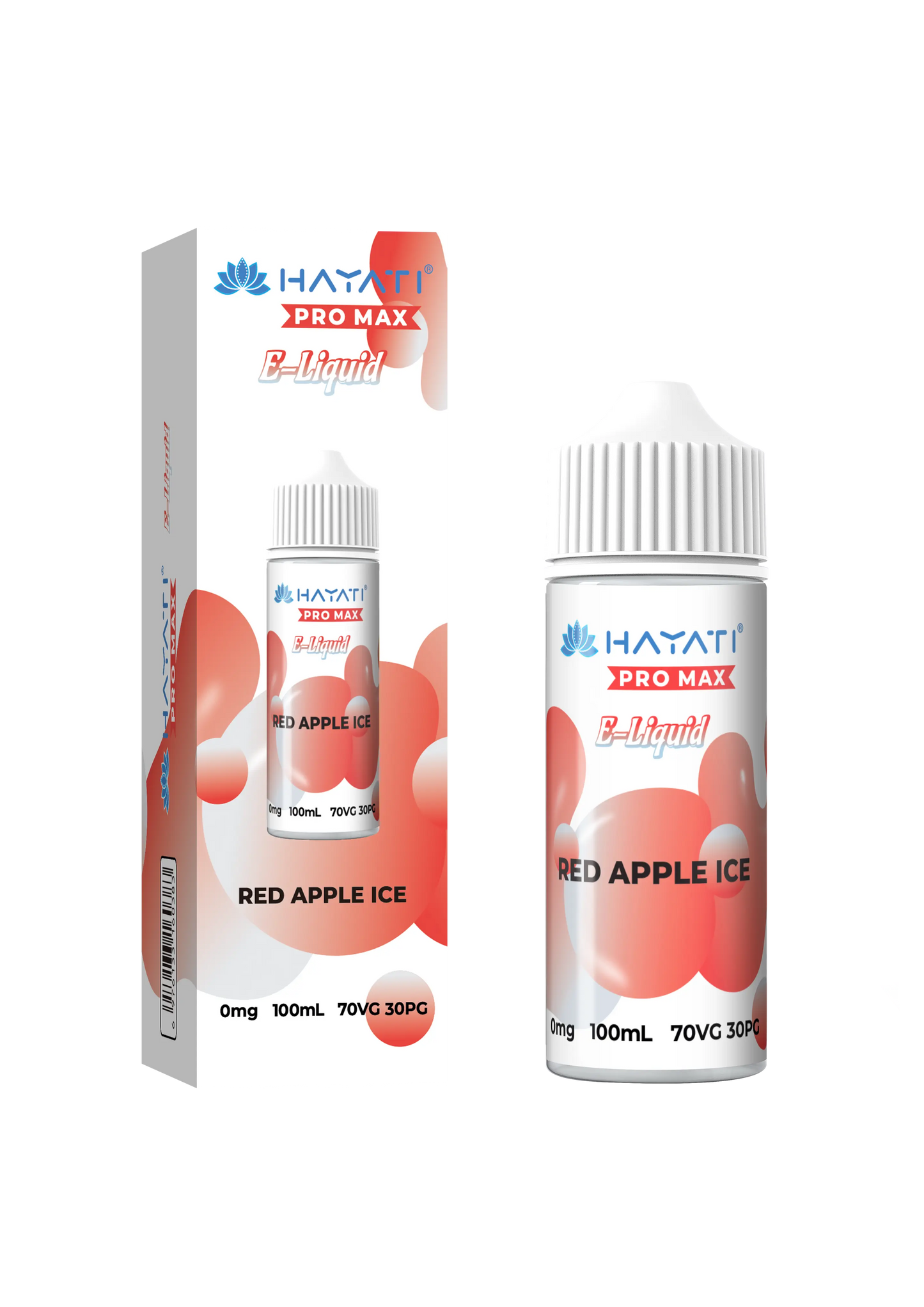 RED APPLE ICE BY HAYATI PRO MAX E LIQUID 100ML 70VG