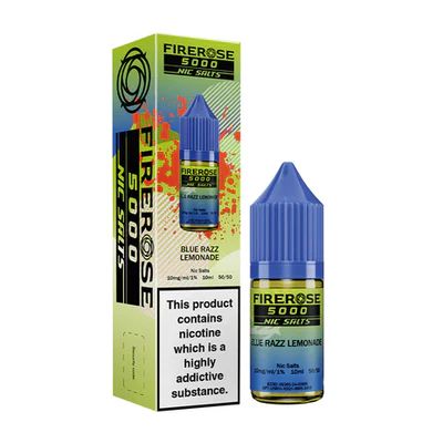 BLUE RAZZ LEMONADE NICOTINE SALT E-LIQUID BY FIREROSE 5000