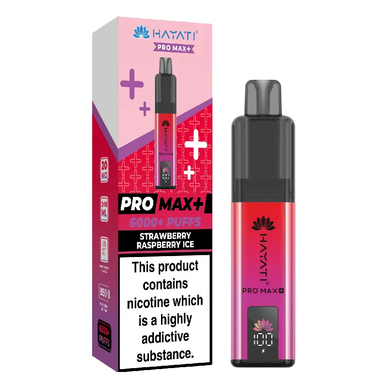 Hayati Pro Max 6000+ Strawberry Raspberry Ice