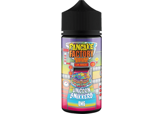 UNICORN SNIKKERS E LIQUID BY PANCAKE FACTORY 100ML 70VG - Eliquids Outlet