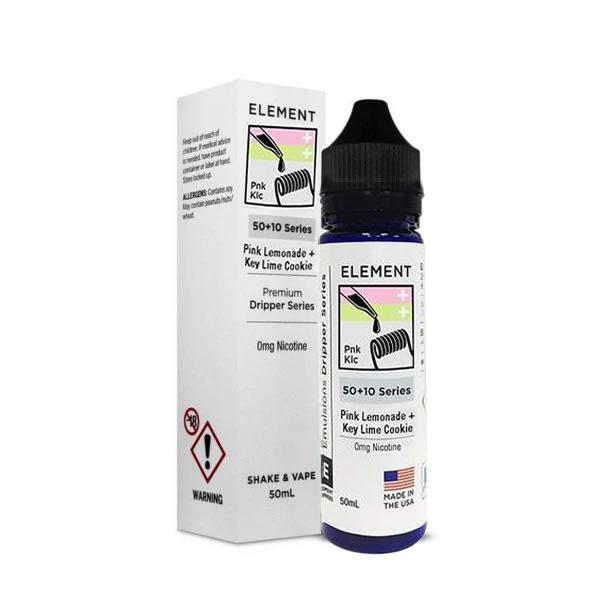PINK LEMONADE + KEYLIME COOKIE BY ELEMENT 50ML 80VG - Eliquids Outlet