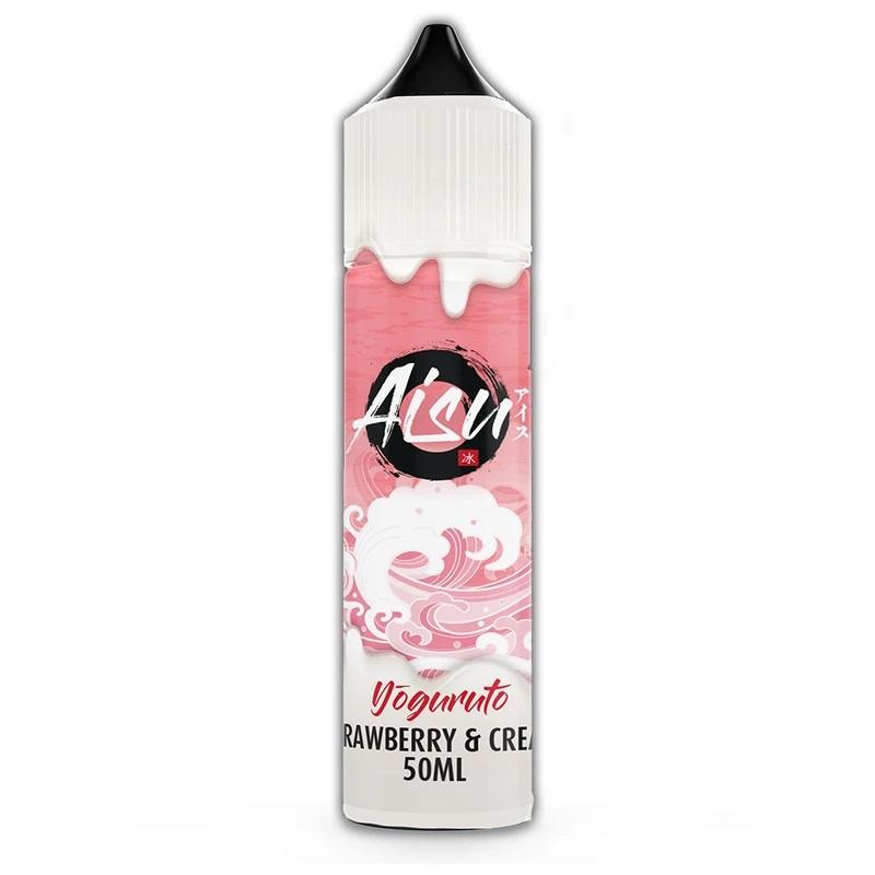 STRAWBERRY & CREAM YOGURUTO E LIQUID BY AISU 50ML 70VG - Eliquids Outlet