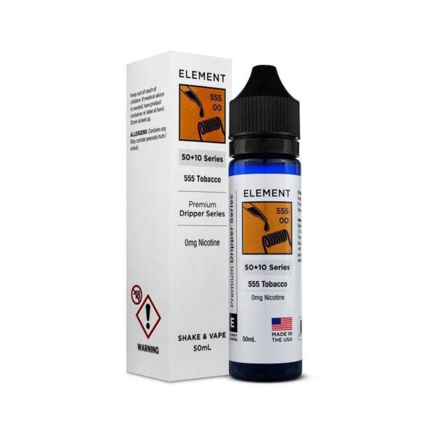 555 TOBACCO BY ELEMENT 50ML 80VG - Eliquids Outlet