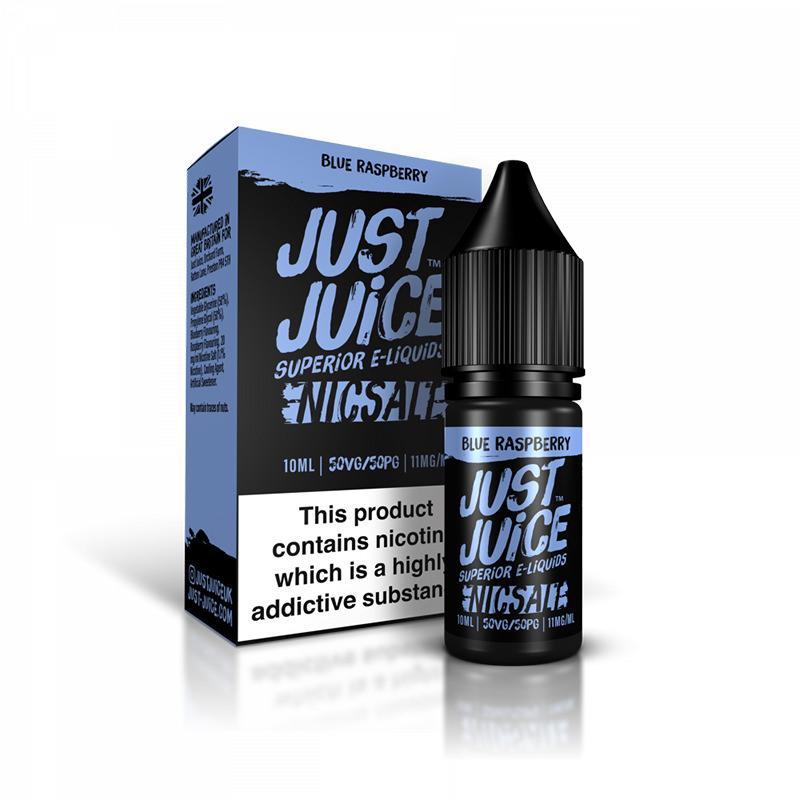 BLUE RASPBERRY NICOTINE SALT E-LIQUID BY JUST JUICE NICSALT - Eliquids Outlet
