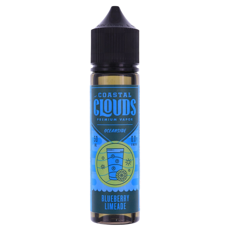BLUEBERRY LIMEADE E LIQUID BY COASTAL CLOUDS - OCEANSIDE 50ML 70VG