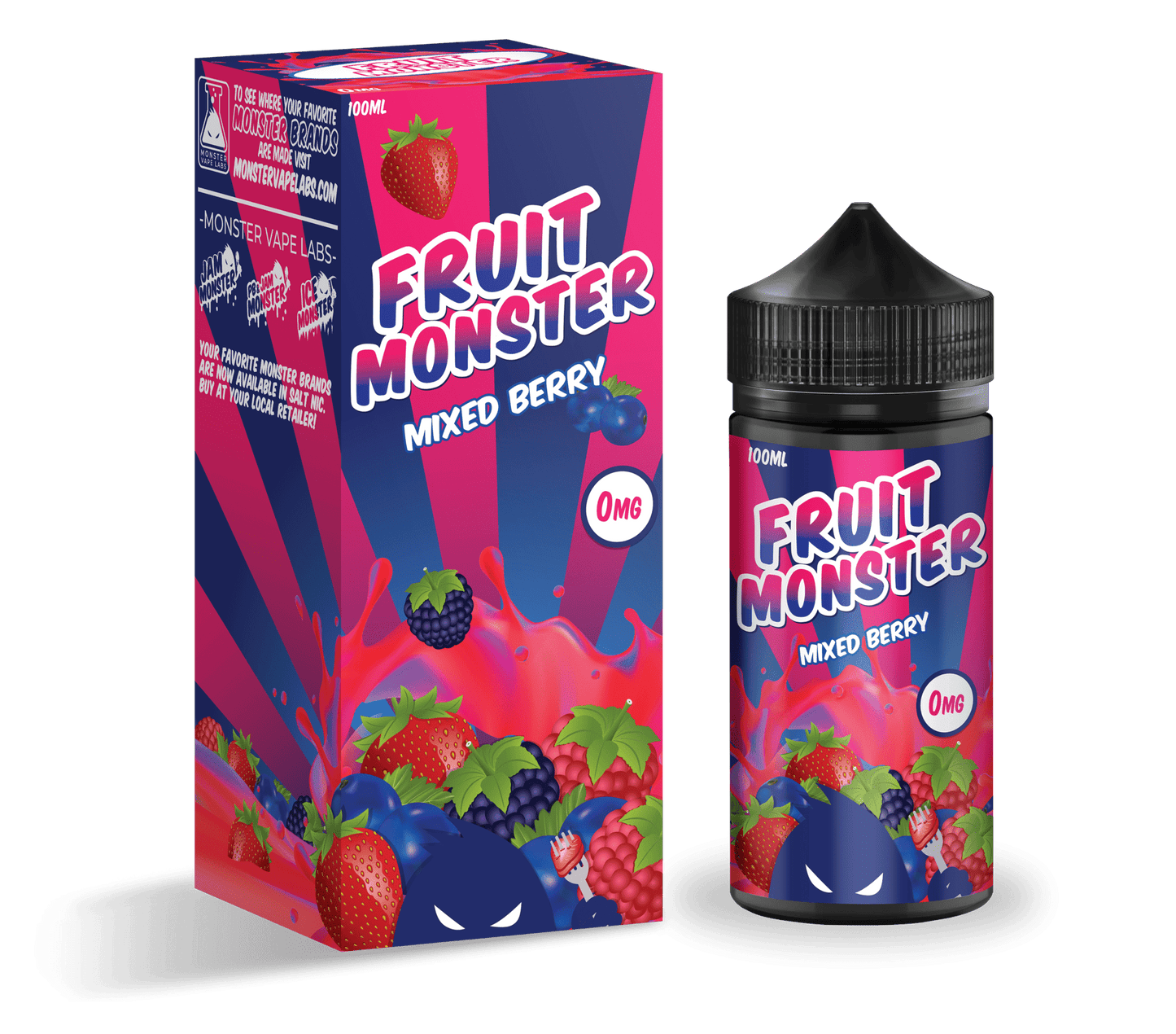 MIXED BERRY E LIQUID BY FRUIT MONSTER 100ML 75VG - Eliquids Outlet