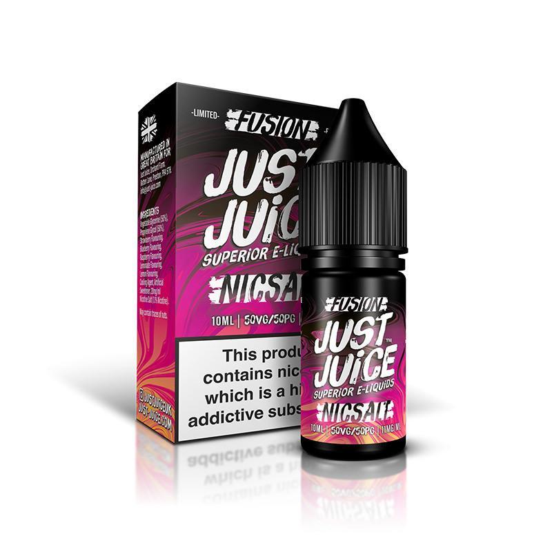 FUSION BERRY BURST & LEMONADE NICOTINE SALT E-LIQUID BY JUST JUICE NICSALT - Eliquids Outlet