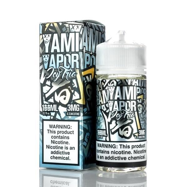 ICY TRIO E LIQUID BY YAMI VAPOUR 100ML 70VG - Eliquids Outlet