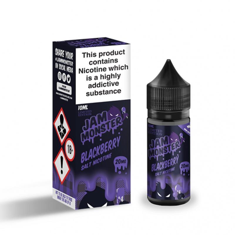 BLACKBERRY JAM NICOTINE SALT E-LIQUID BY JAM MONSTER - Eliquids Outlet