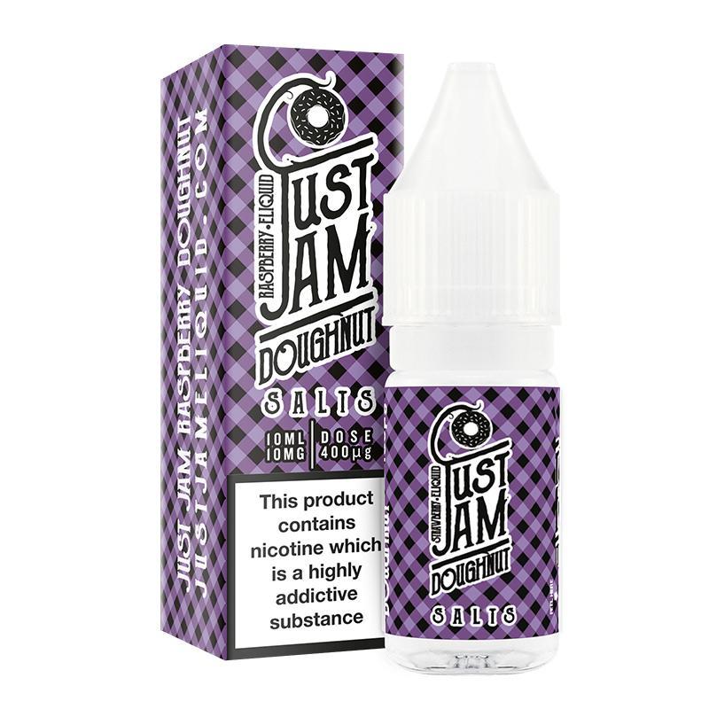 JUST JAM RASPBERRY DOUGHNUT NICOTINE SALT E-LIQUID BY JUST JAM - Eliquids Outlet