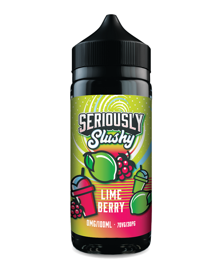 LIME BERRY E-LIQUID BY SERIOUSLY SLUSHY / DOOZY VAPE CO 100ML 70VG