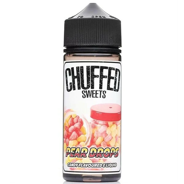 PEAR-DROPS-sweets-e-liquid-chuffed-100ml-vape-juice-70vg-shortfill-new-uk