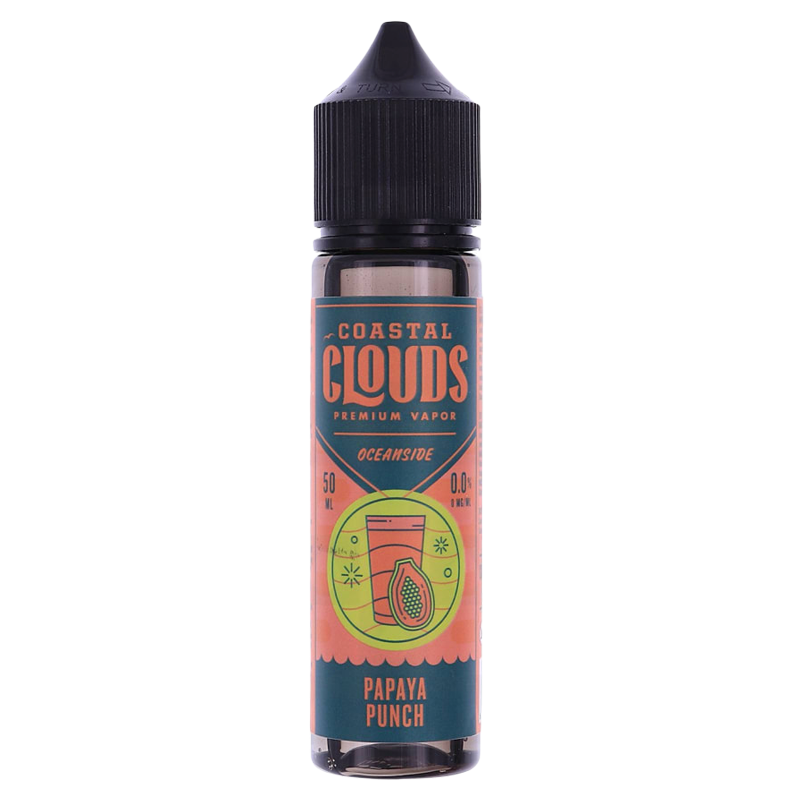PAPAYA PUNCH E LIQUID BY COASTAL CLOUDS - OCEANSIDE 50ML 70VG