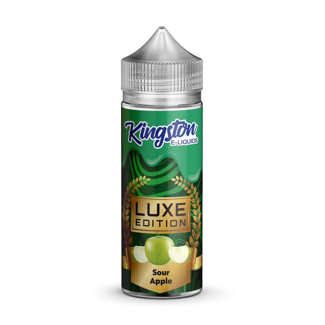 SOUR APPLE E LIQUID KINGSTON LUXE EDITION 100ML 70VG