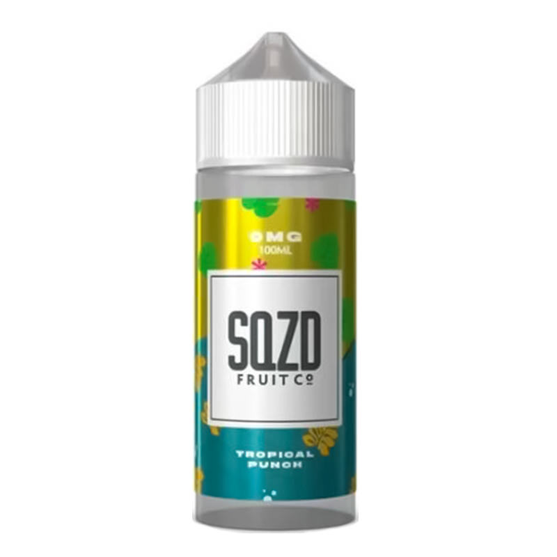 Sqzd-tropical-punch-100ml-eliquid-shortfill-bottle