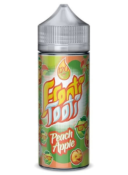 PEACH APPLE E LIQUID BY FROOTI TOOTI 100ML 70VG