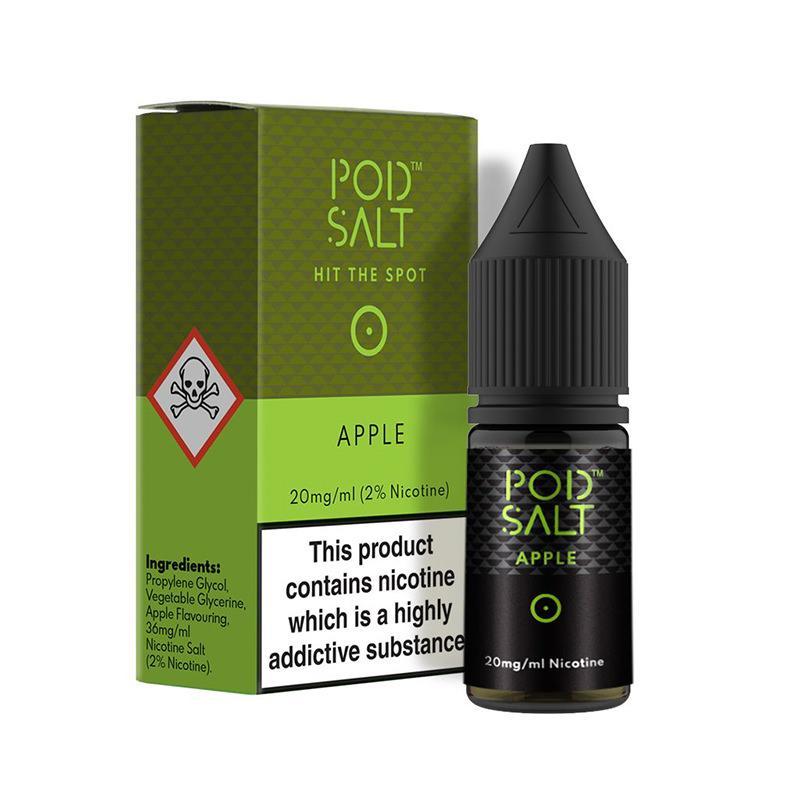 APPLE NICOTINE SALT E-LIQUID BY POD SALT CORE RANGE - Eliquids Outlet