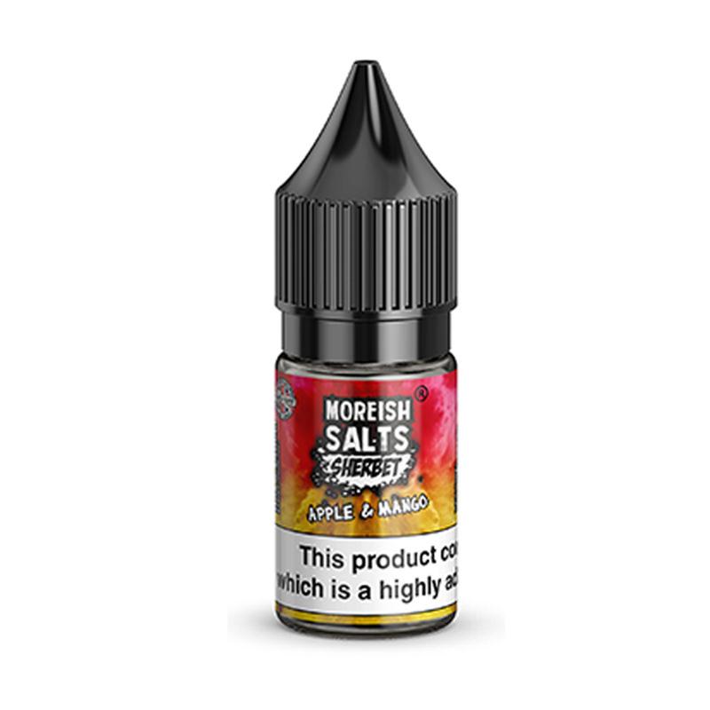 APPLE & MANGO SHERBET NICOTINE SALT E-LIQUID BY MOREISH SALTS - Eliquids Outlet