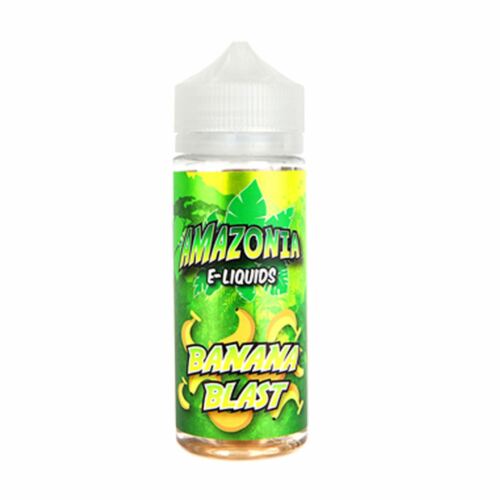 BANANA BLAST E LIQUID BY AMAZONIA JUICE 100ML - Eliquids Outlet