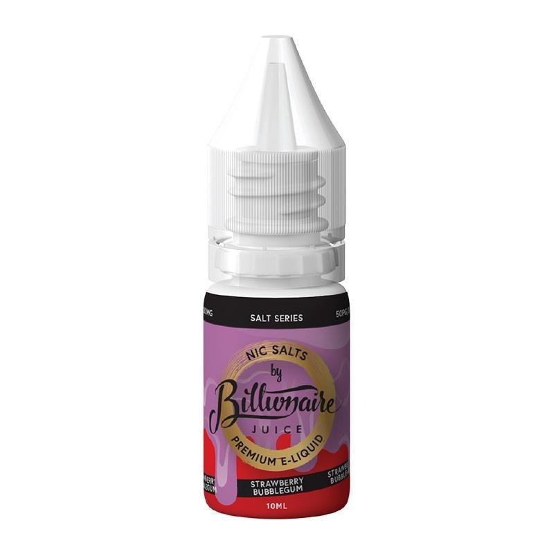 STRAWBERRY BUBBLEGUM NICOTINE SALT E-LIQUID BY BILLIONAIRE JUICE - Eliquids Outlet