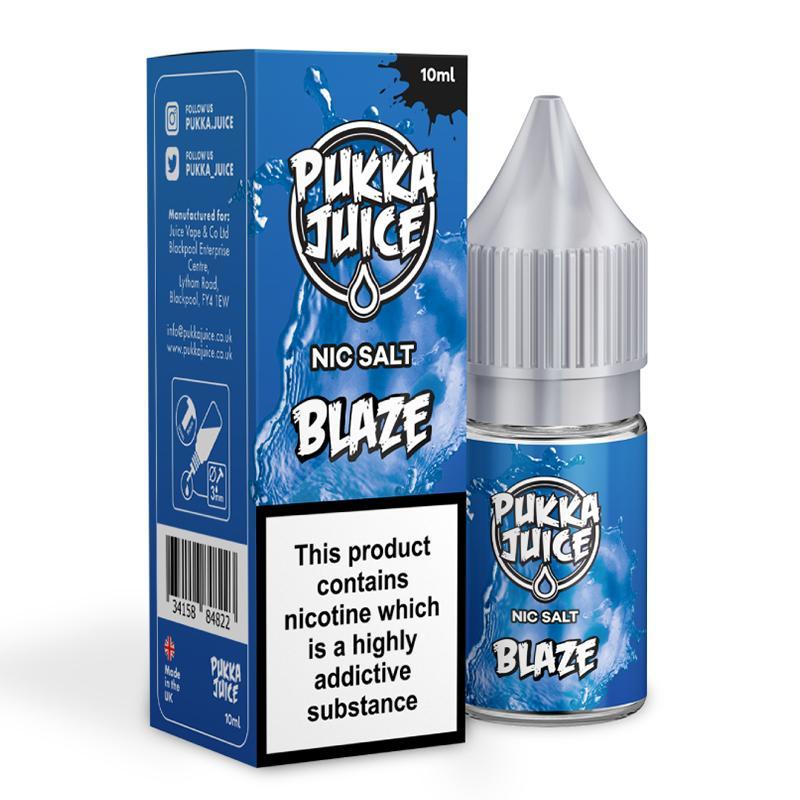 BLAZE BY PUKKA JUICE NIC SALT E-LIQUID - Eliquids Outlet