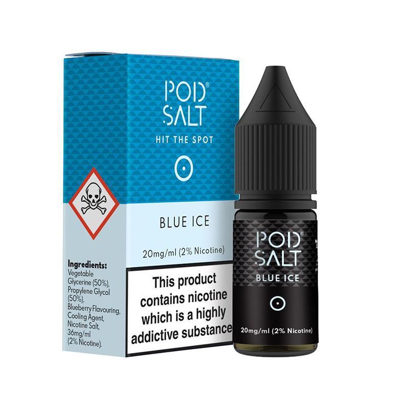 BLUE ICE NICOTINE SALT E-LIQUID BY POD SALT CORE RANGE - Eliquids Outlet