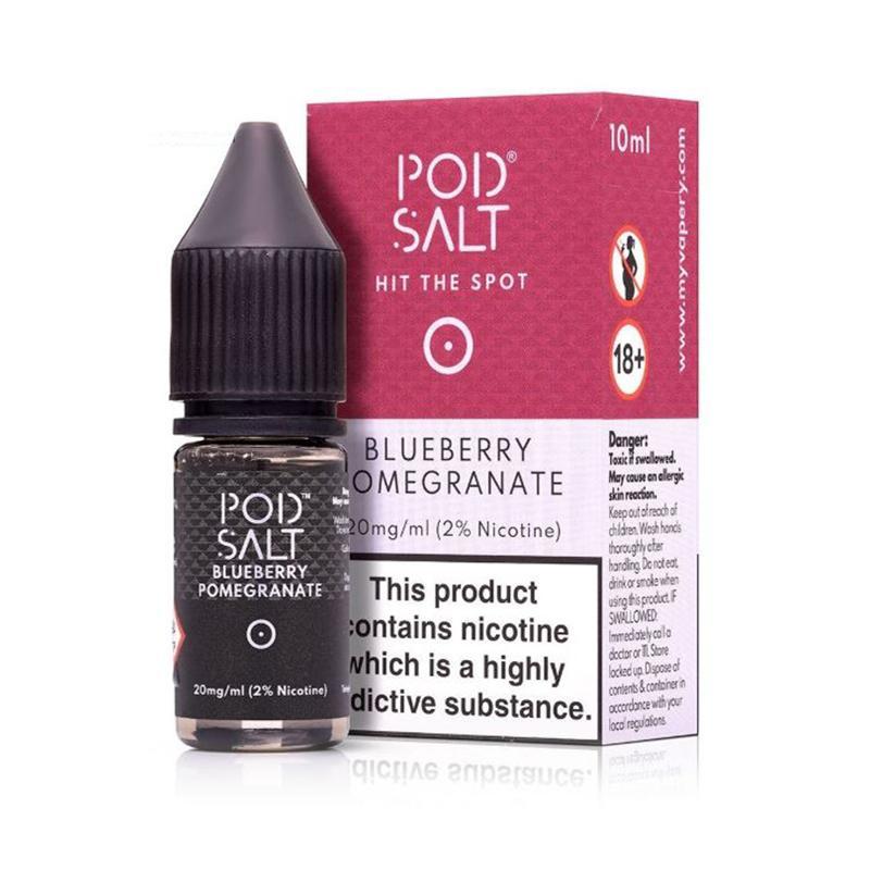BLUEBERRY POMEGRANATE NICOTINE SALT E-LIQUID BY POD SALT CORE RANGE - Eliquids Outlet