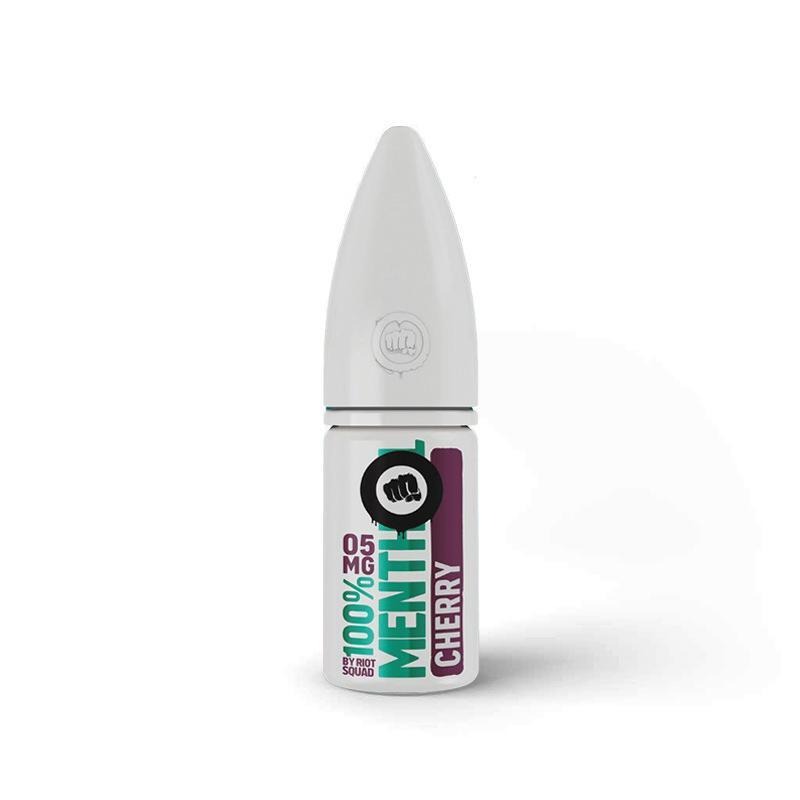 CHERRY NICOTINE SALT E-LIQUID BY RIOT SQUAD 100% MENTHOL - Eliquids Outlet