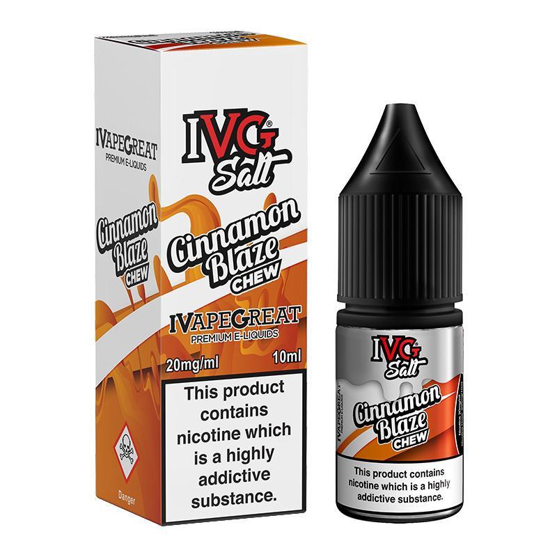 CINNAMON BLAZE CHEW NICOTINE SALT E-LIQUID BY I VG SALT - Eliquids Outlet
