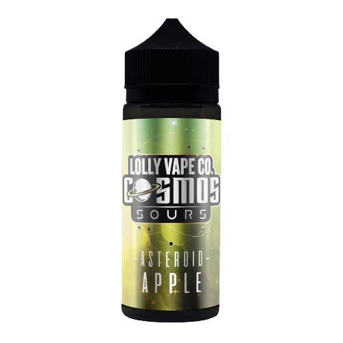 ASTEROID APPLE E LIQUID BY LOLLY VAPE CO - COSMOS SOURS 100ML 80VG