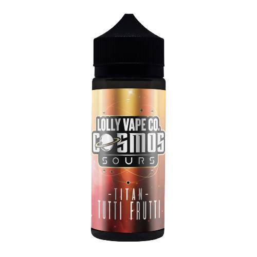 TITAN TUTTI FRUTTI E LIQUID BY LOLLY VAPE CO - COSMOS SOURS 100ML 80VG