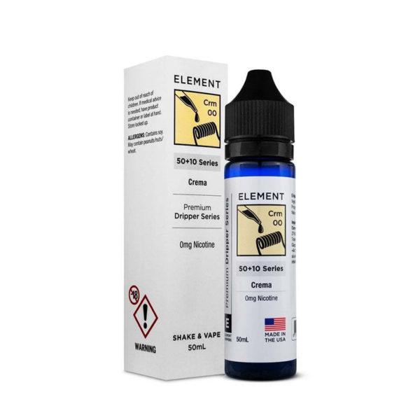 CREMA BY ELEMENT 50ML 80VG - Eliquids Outlet