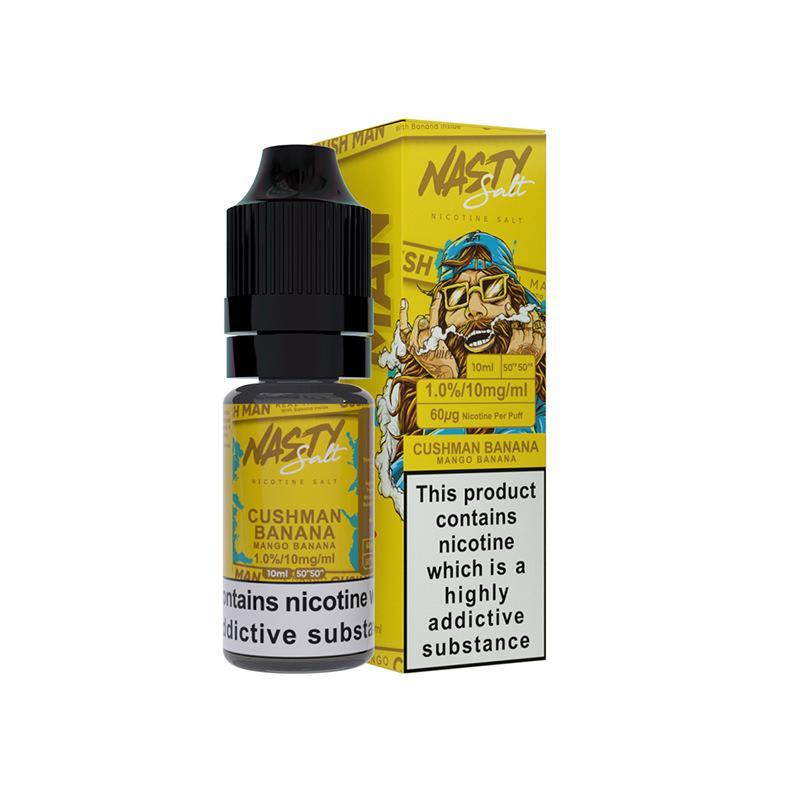 CUSHMAN BANANA NICOTINE SALT E-LIQUID BY NASTY SALT - Eliquids Outlet