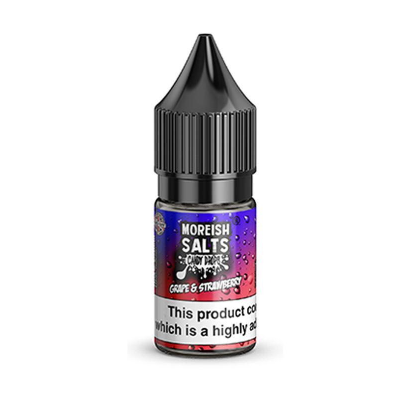 GRAPE & STRAWBERRY CANDY DROPS NICOTINE SALT E-LIQUID BY MOREISH SALTS - Eliquids Outlet