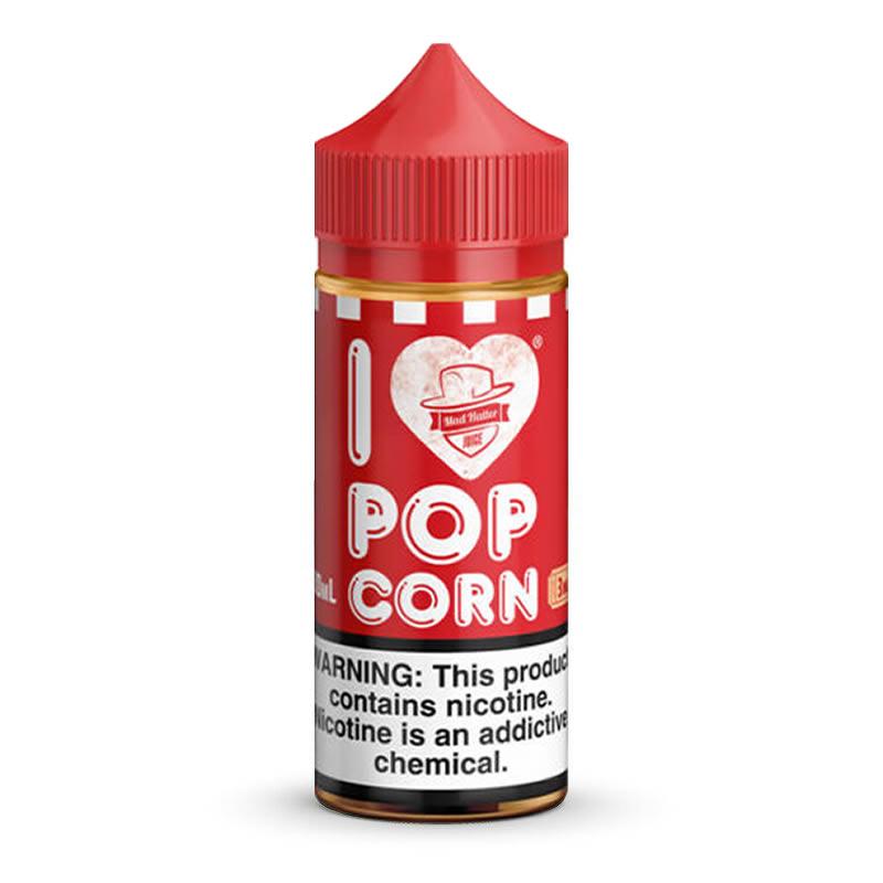 I LOVE POPCORN E LIQUID BY MAD HATTER 80ML 70VG - Eliquids Outlet