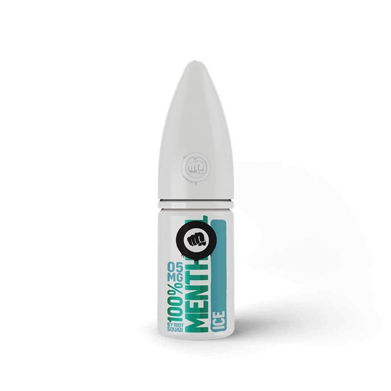 ICE NICOTINE SALT E-LIQUID BY RIOT SQUAD 100% MENTHOL - Eliquids Outlet