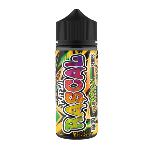 TROPICAL E LIQUID BY PUFFIN RASCAL 100ML 50VG