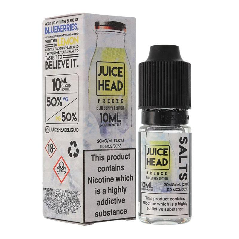 BLUEBERRY LEMON FREEZE NICOTINE SALT E-LIQUID BY JUICE HEAD SALTS - Eliquids Outlet