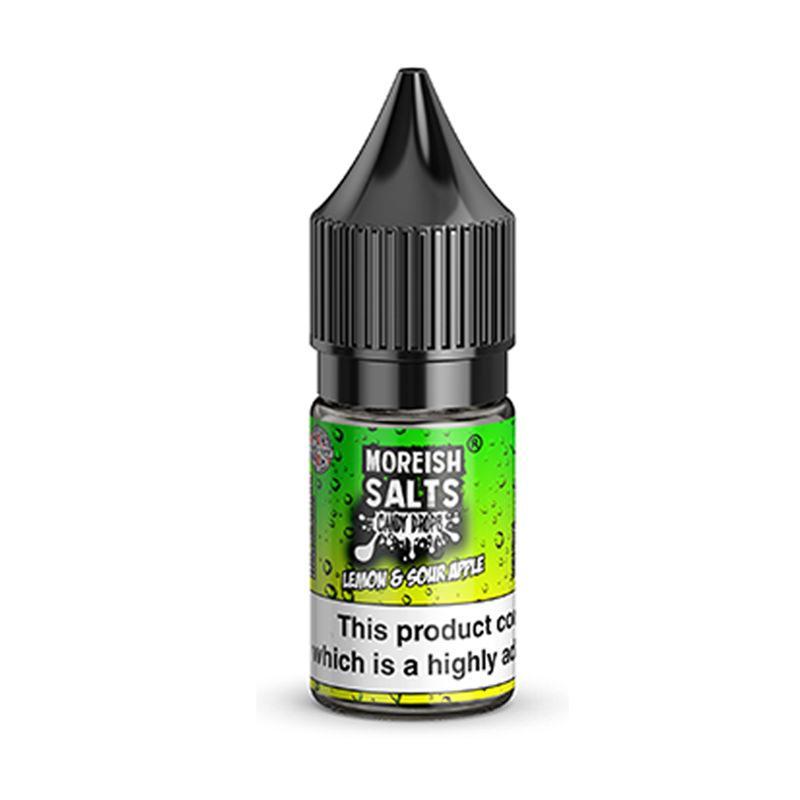 LEMON & SOUR APPLE CANDY DROPS NICOTINE SALT E-LIQUID BY MOREISH SALTS - Eliquids Outlet