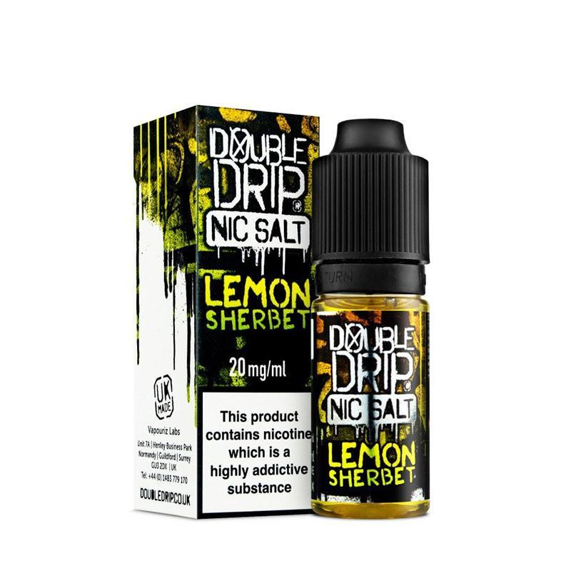 LEMON SHERBET NIC SALT E-LIQUID BY DOUBLE DRIP - Eliquids Outlet